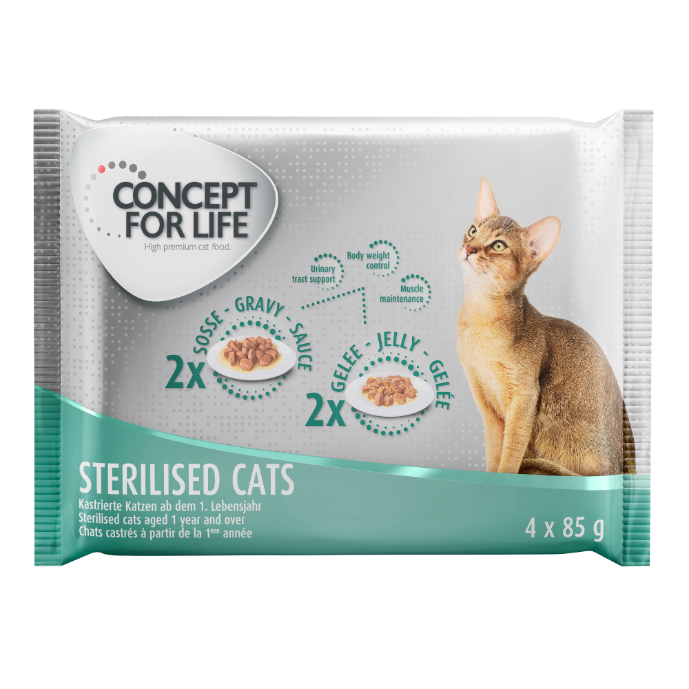 Concept for Life Probeerpakket 4 x 85 g - Sterilised