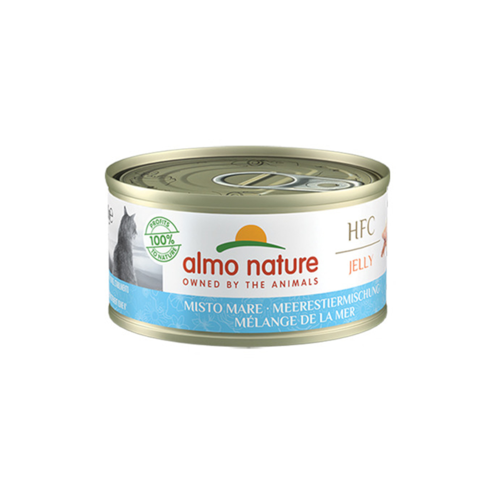 Almo Nature 70g Voordeelpakket Almo Nature 24 x 70 g Kattenvoer - HFC Mix van Zeedieren