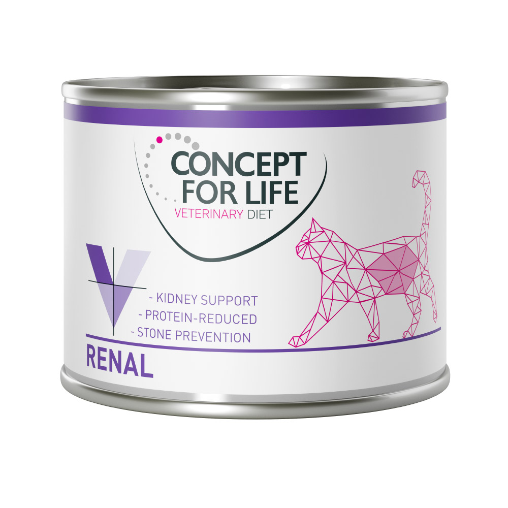 Concept for Life VET 6x200g  Renal Katten Natvoer