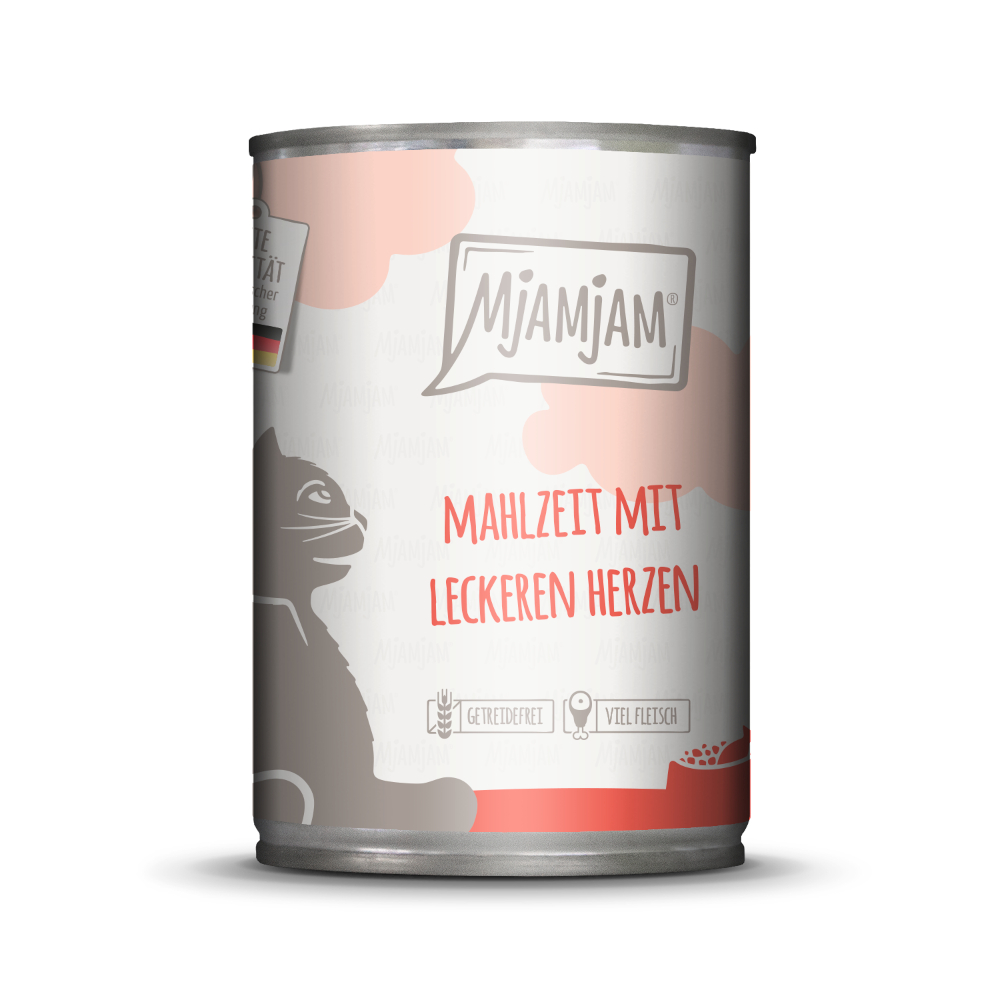 MjAMjAM 6x400g  Harten Kattenvoer Nat