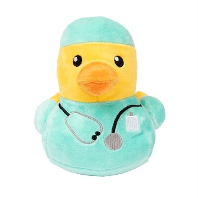 FuzzYard Duck Ducktor Pluche 17 cm