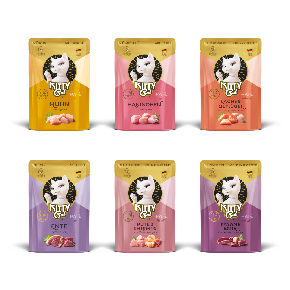 6x85g Mix II Kitty Cat Pate natvoer voor katten