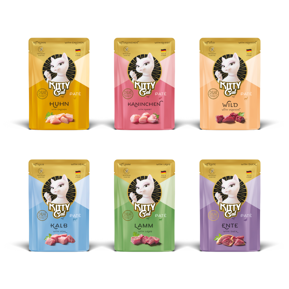 6x85g Mix I Kitty Cat Pate natvoer voor katten