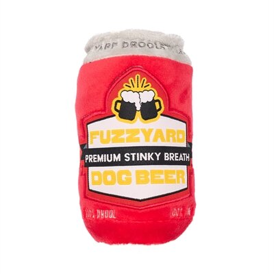 FuzzYard Dog Beer Pluche 15 cm