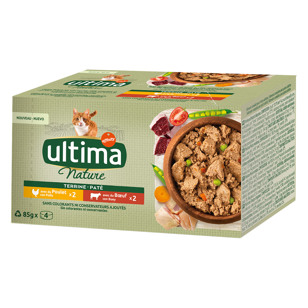 Affinity Ultima 40 x 85 g Ultima Nature Paté Katten Kip & Rund kattenvoer nat