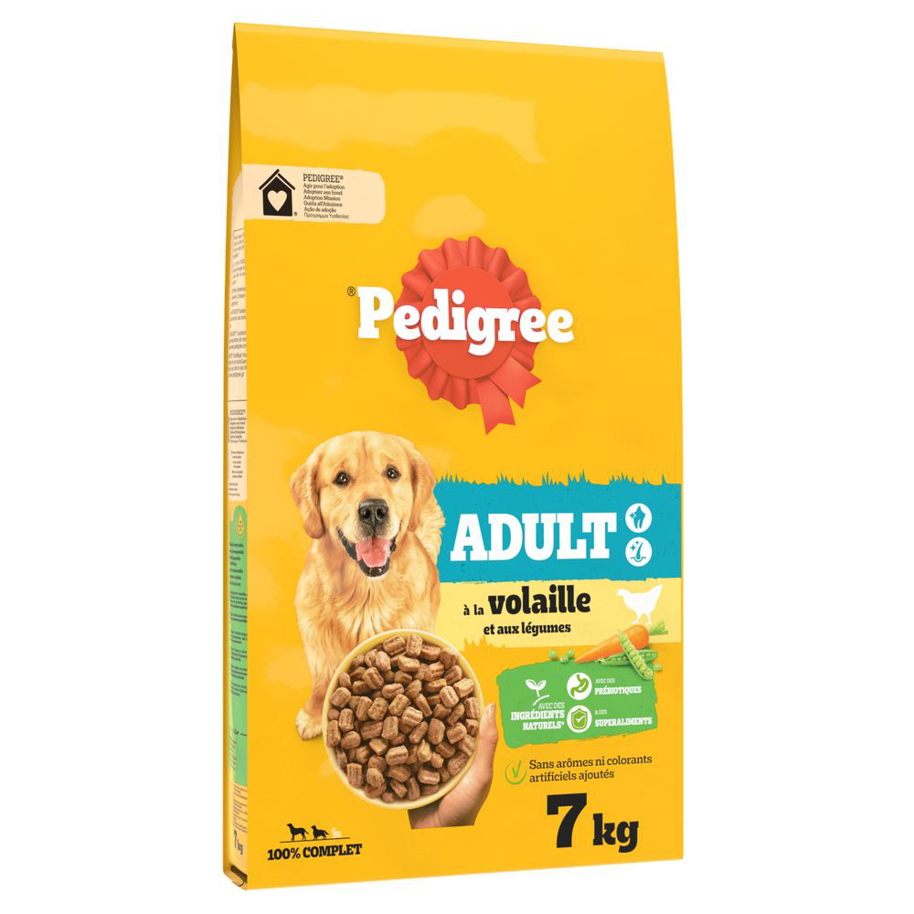 Pedigree 2 x 7 kg  Adult Gevogelte & Groente hondenvoer droog