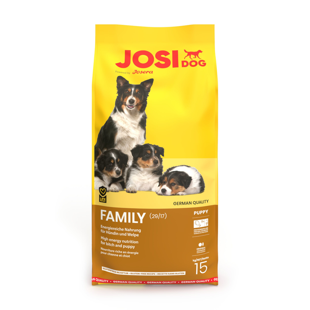 JosiDog 15kg  Family met kip droogvoer