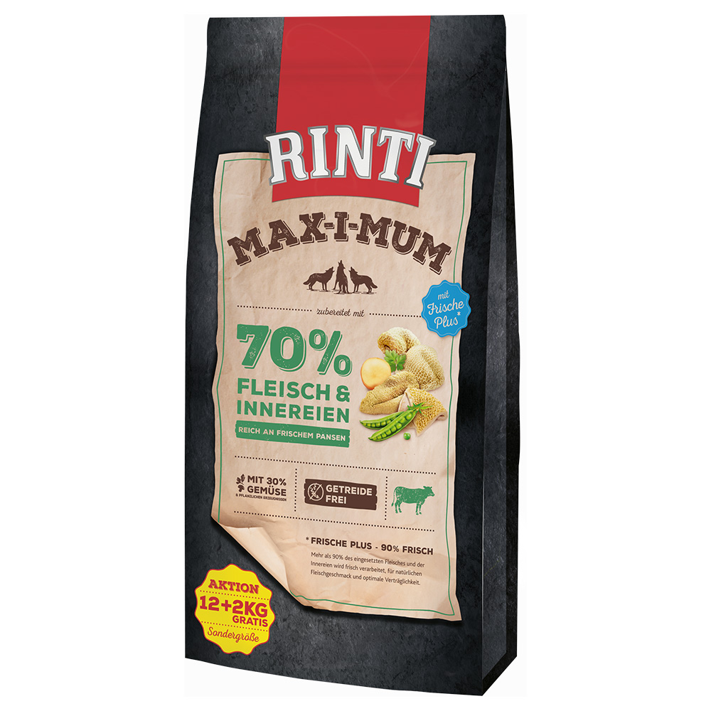 RINTI Max-i-mum 2 kg Gratis!  14 kg - Pens