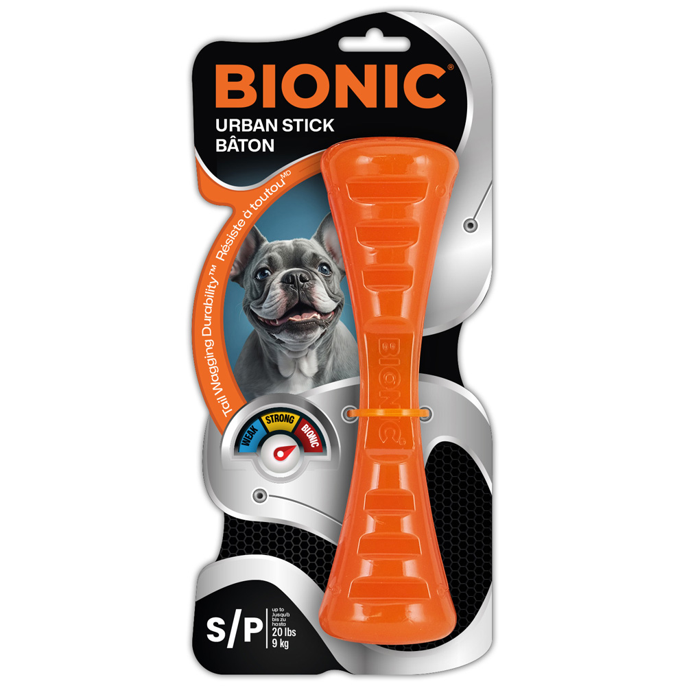 Bionic Urban Stick maat S: 27x12x4,5cm hondenspeeltje