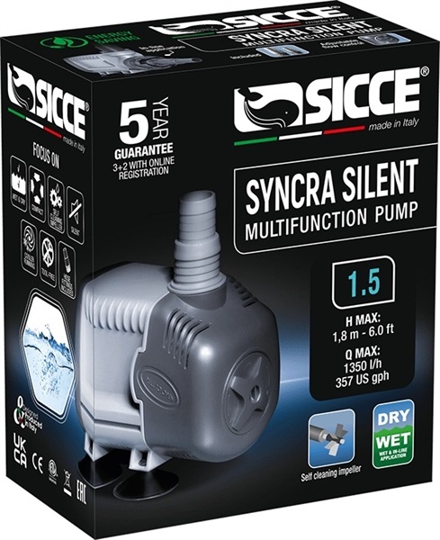 Sicce Syncra Silent Pump 1.5 - 1350 L/H