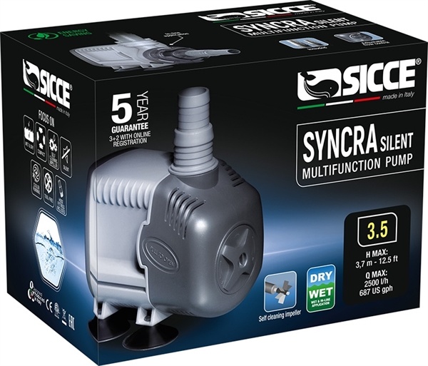 Sicce Syncra Silent Pump 3.5 - 2500 L/H