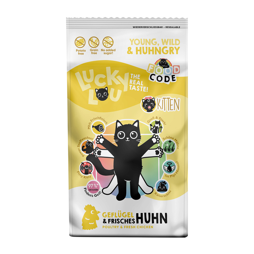 Lucky Lou Kitten Geflügel & Huhn 340 g