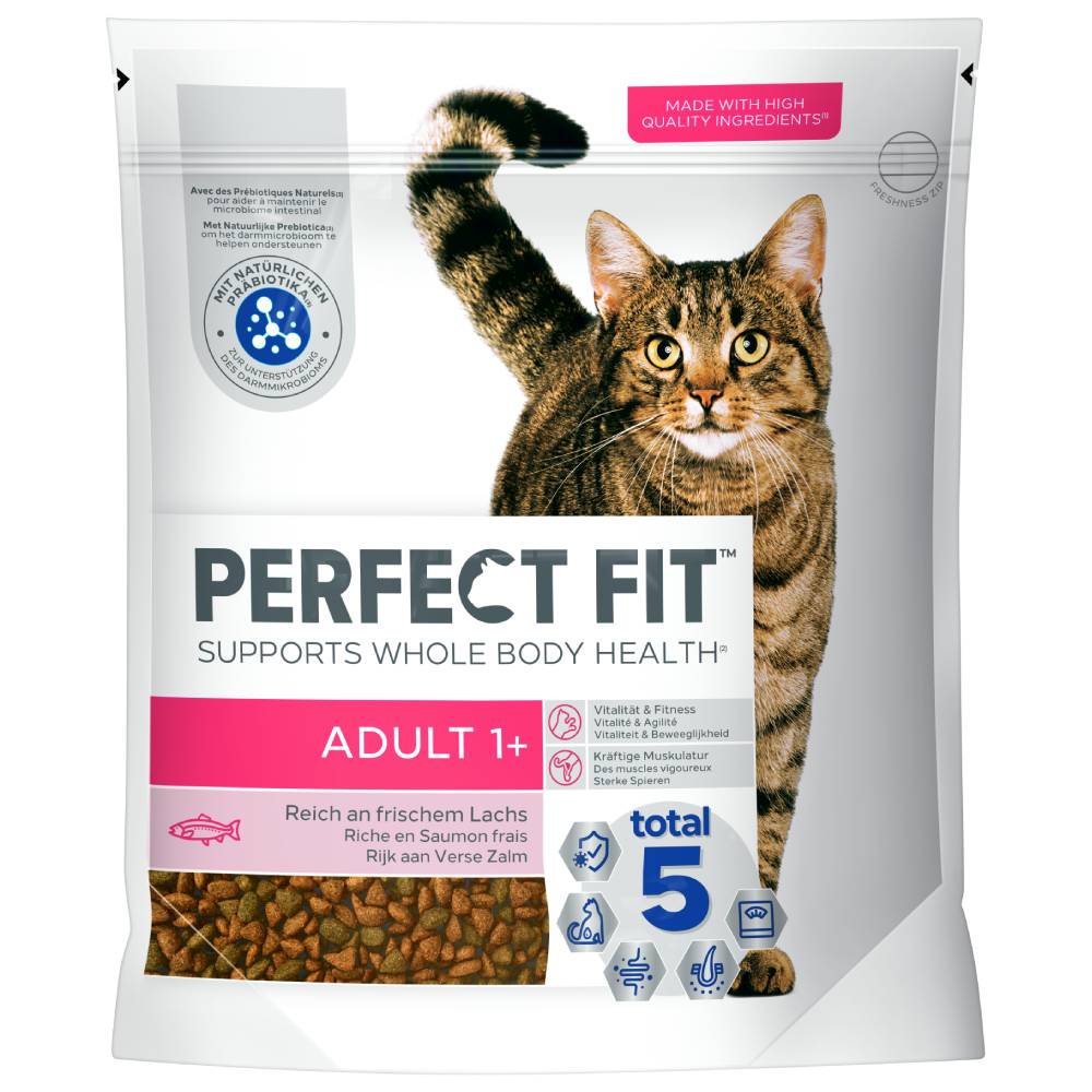 Perfect Fit 1,4kg Adult 1+ Rijk aan Zalm  Kattenvoer