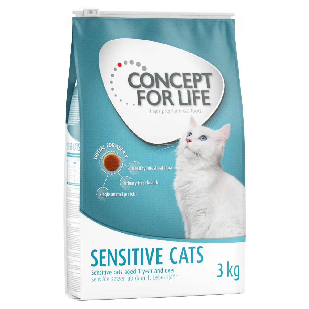 Concept for Life 3 kg  Kattenvoer voor een speciale prijs! - Sensitive Cats