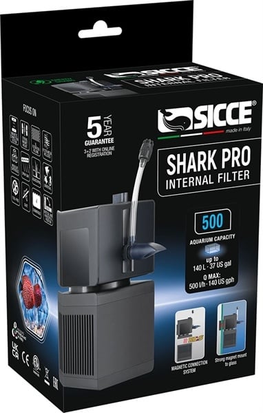 Sicce Shark Pro 500 Interne Filter