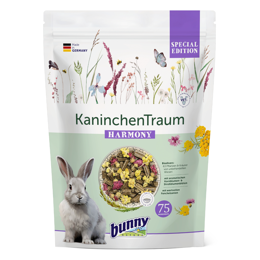 BunnyNature 1,5kg konijn KonijnDroom Special Edition Harmony konijnenvoer