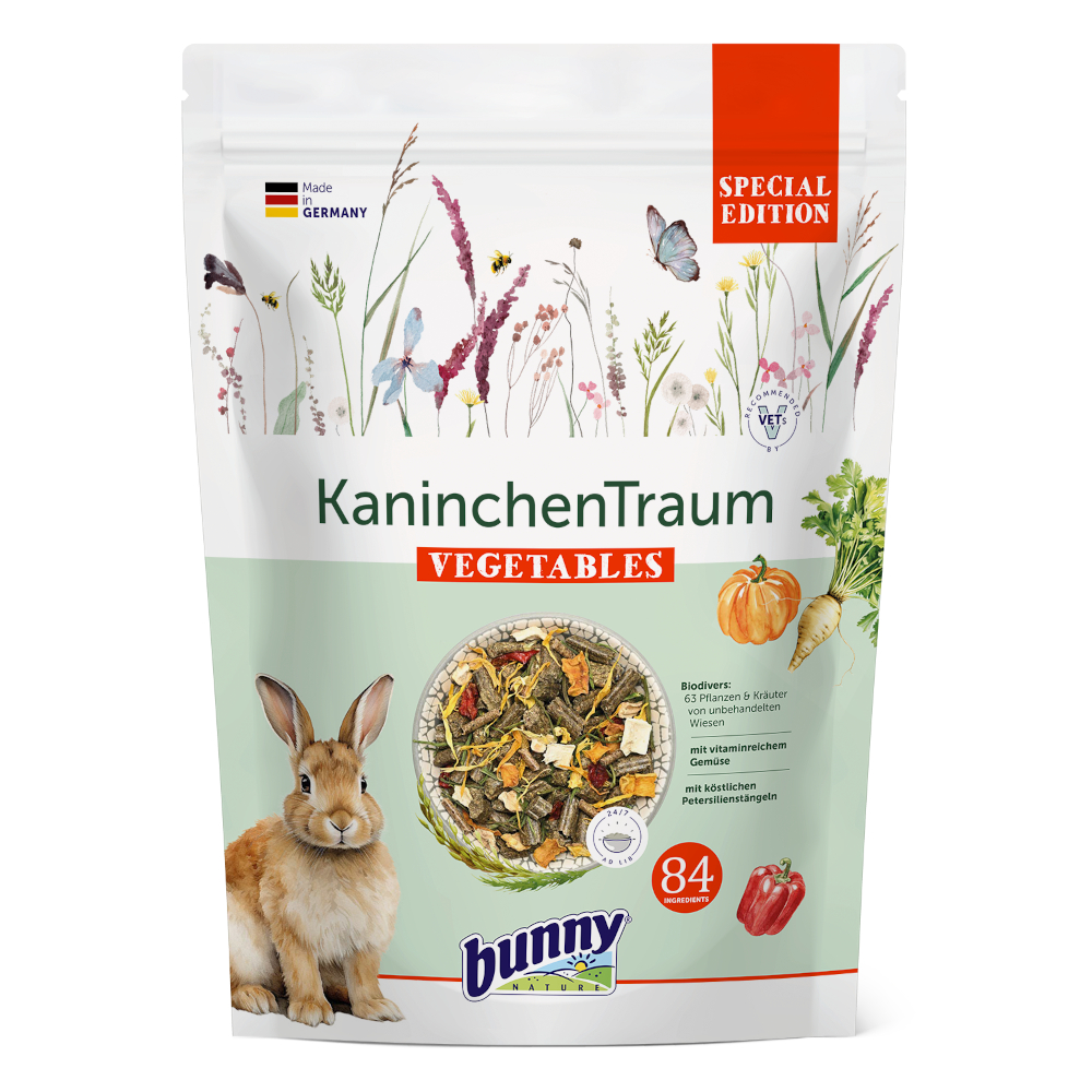 BunnyNature 1,5kg bunny KonijnDroom Special Edition Groenten konijnenvoer