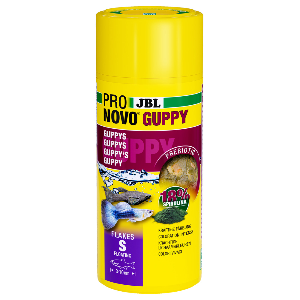 JBL 250ml  ProNovo Guppy Flakes S Fischfutter