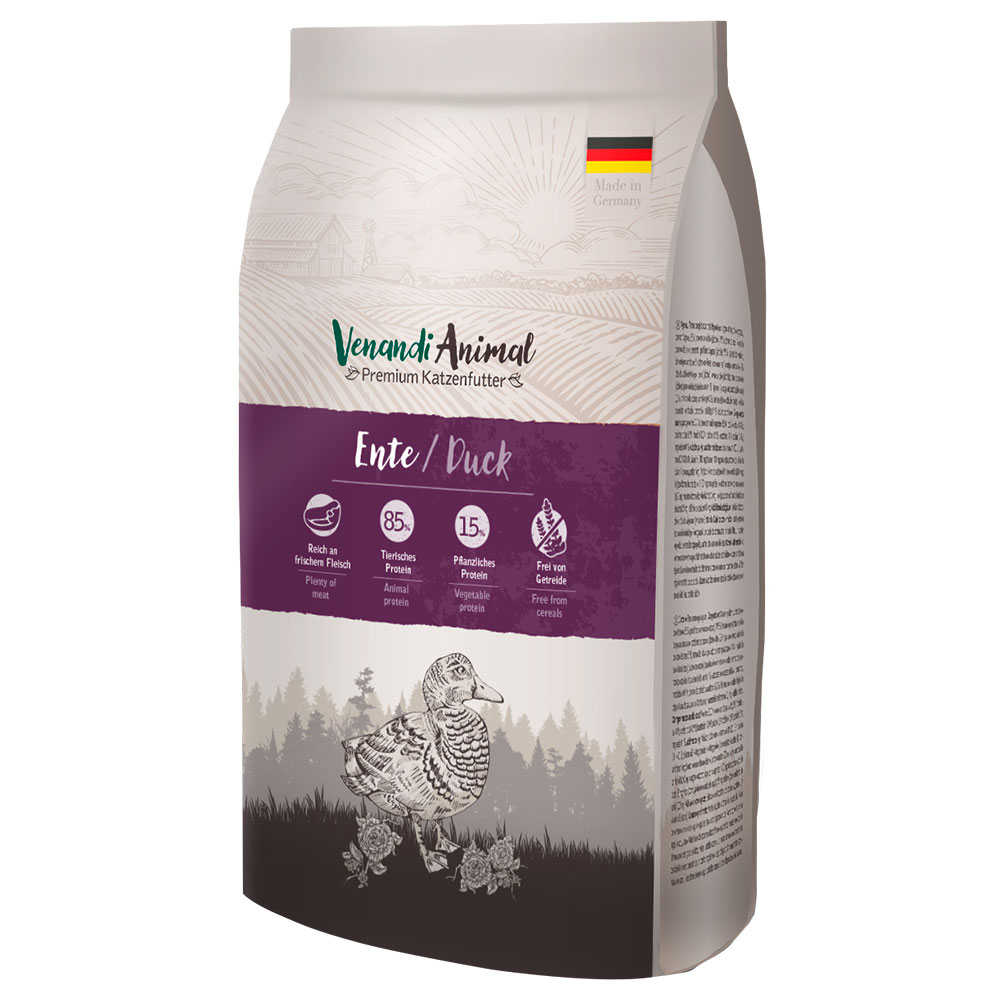 Venandi Animal 1,5kg  Duck Kattenvoer droog