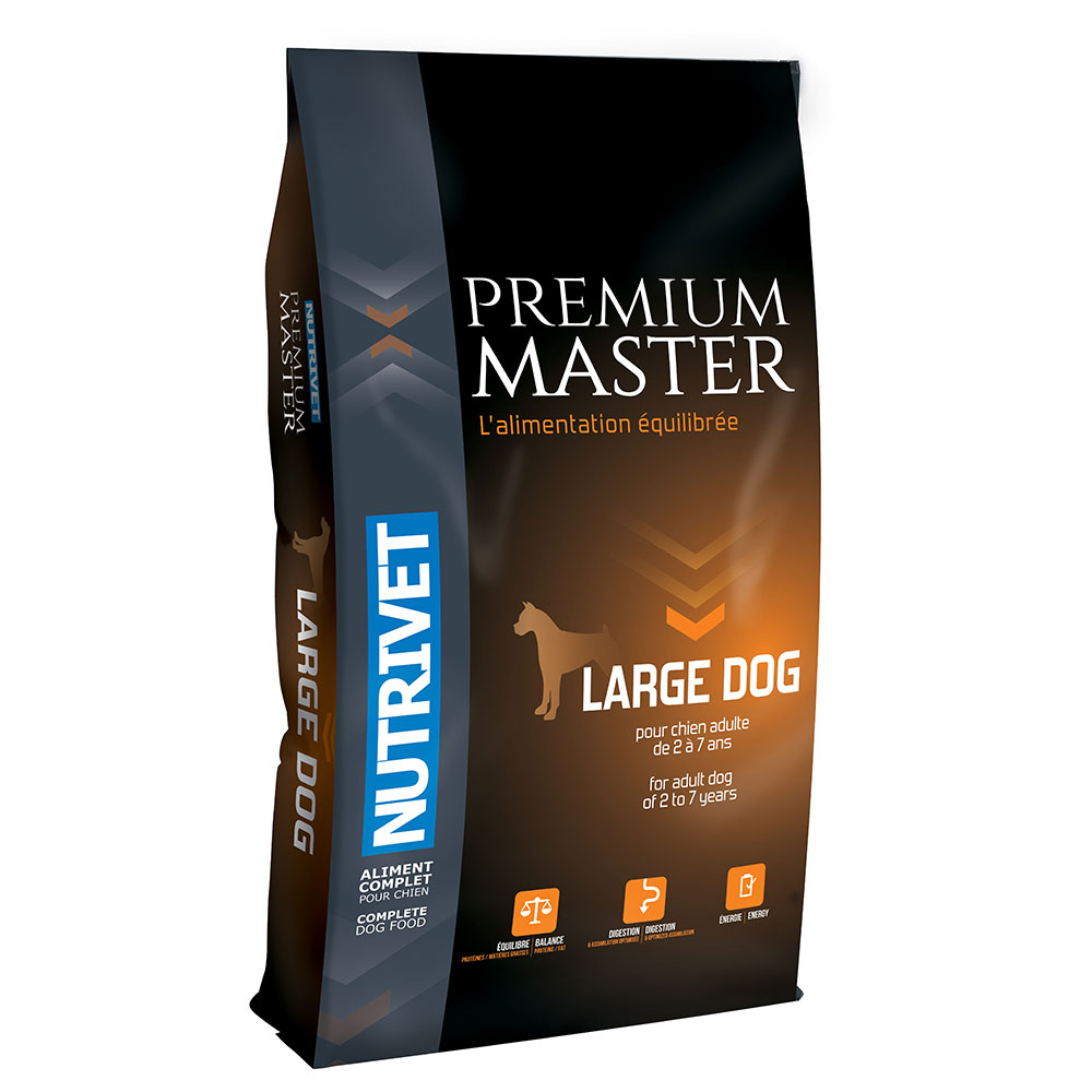 15kg Nutrivet Premium Master Large hondenvoer droog