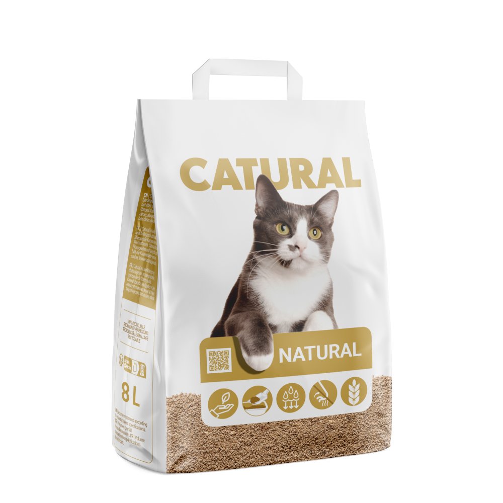 Catural Natural 8 l  kattenbakvulling
