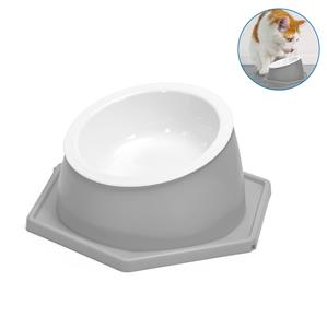 Nobleza Kattenvoerbak verhoogd grijs