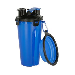 Kerbl Pet Kerbl Dierenvoeding & watercontainer met reisbakje 2x350ml/250ml Reisbakje Hond