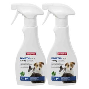 Beaphar 2x  DIMETHIcare Spray Hond&Kat 250 ml
