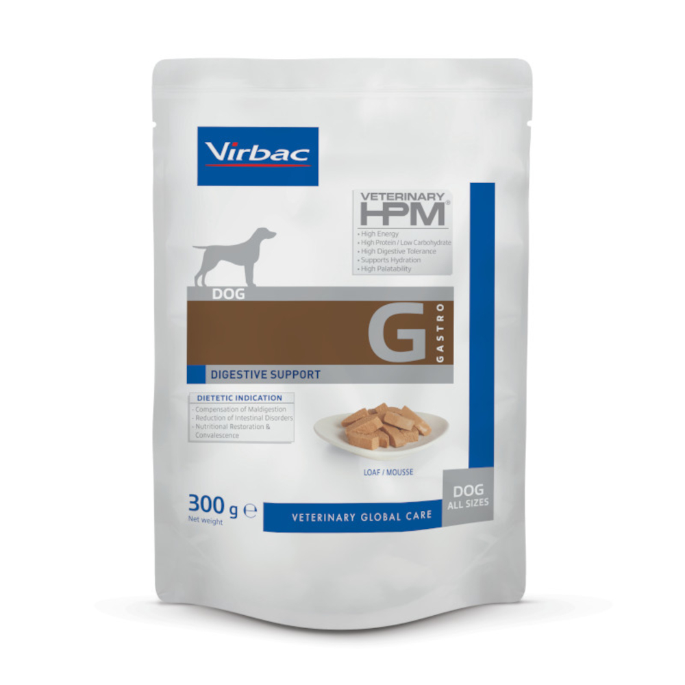 Virbac 9 x 300 g  Dog Veterinary HPM Digestive Support nat hondenvoer