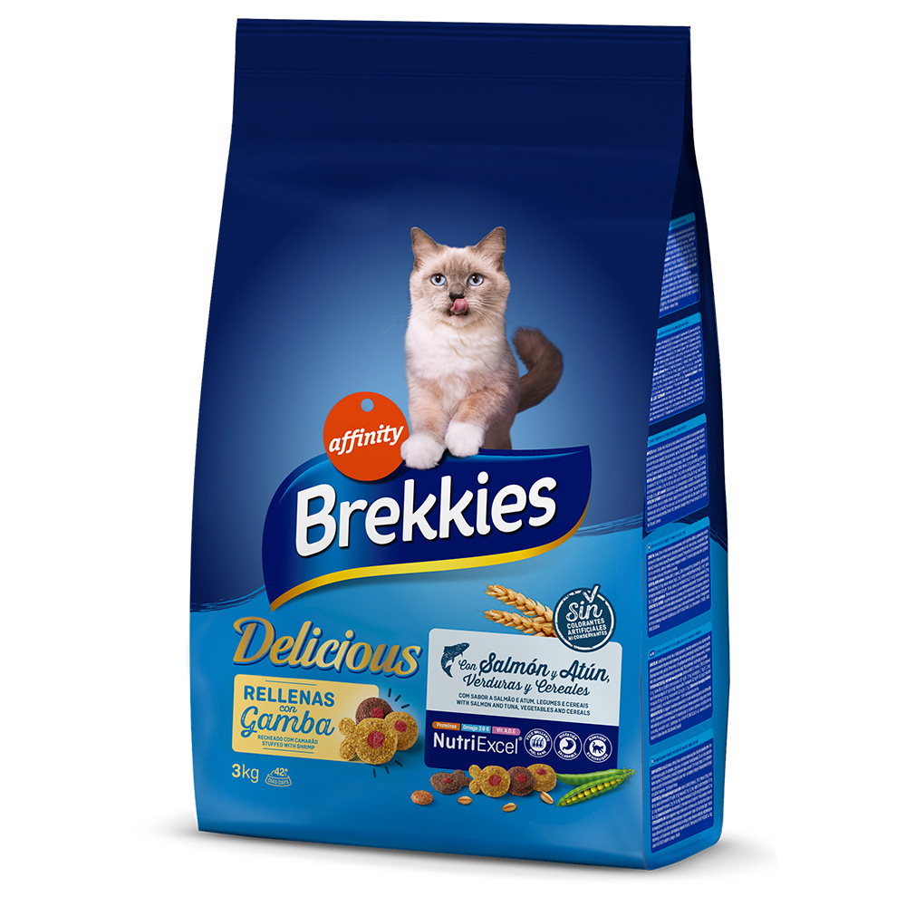 Affinity Brekkies 3kg Brekkies Feline Delicious Fisch Katzenfutter trocken
