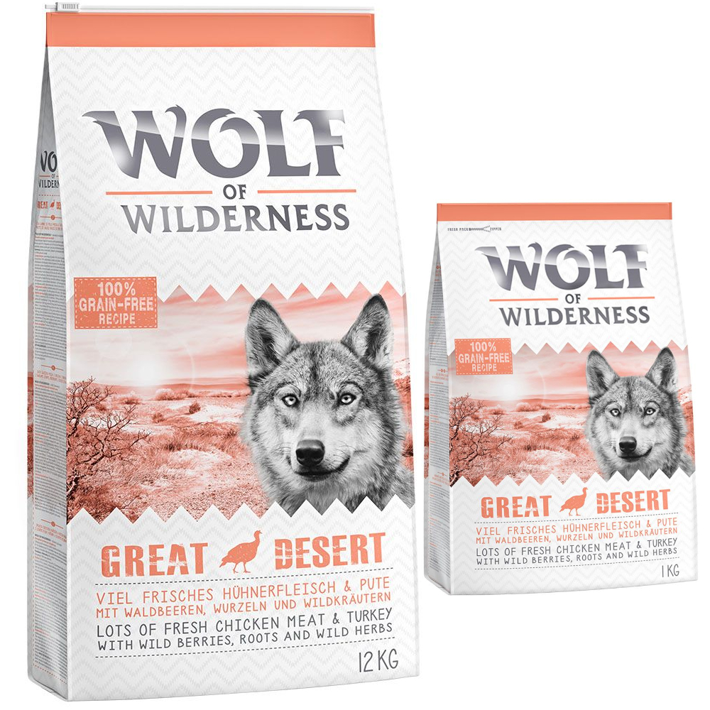 Wolf of Wilderness 13kg  Honden Droogvoer