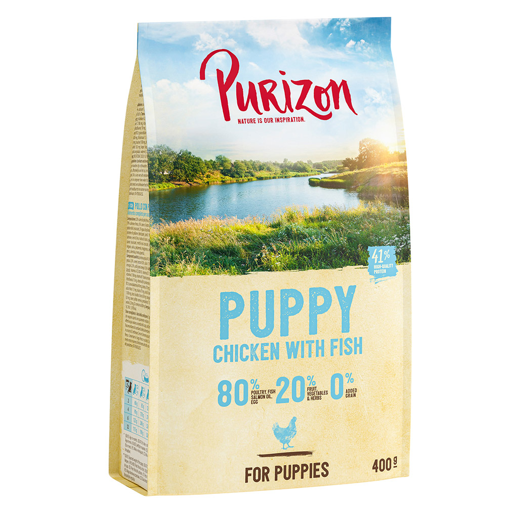 Purizon Puppy Kip met Vis - graanvrij Hondenvoer - 400 g