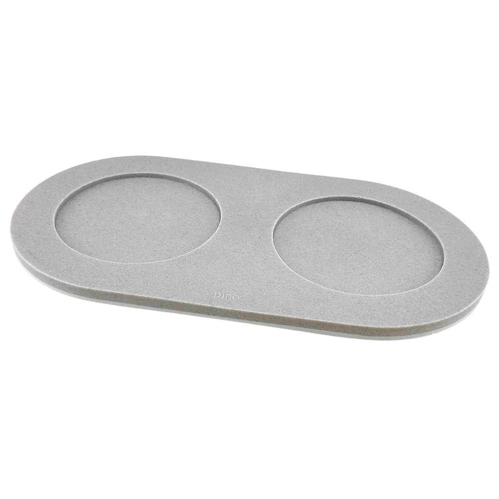 Pino Voerbak-onderlegger Serving Tray Zand, dolphin grey solid