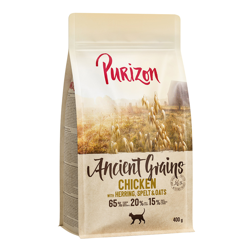 Purizon 400 g  Kattenvoer voor een probeerprijs! - Ancient Grain Kip