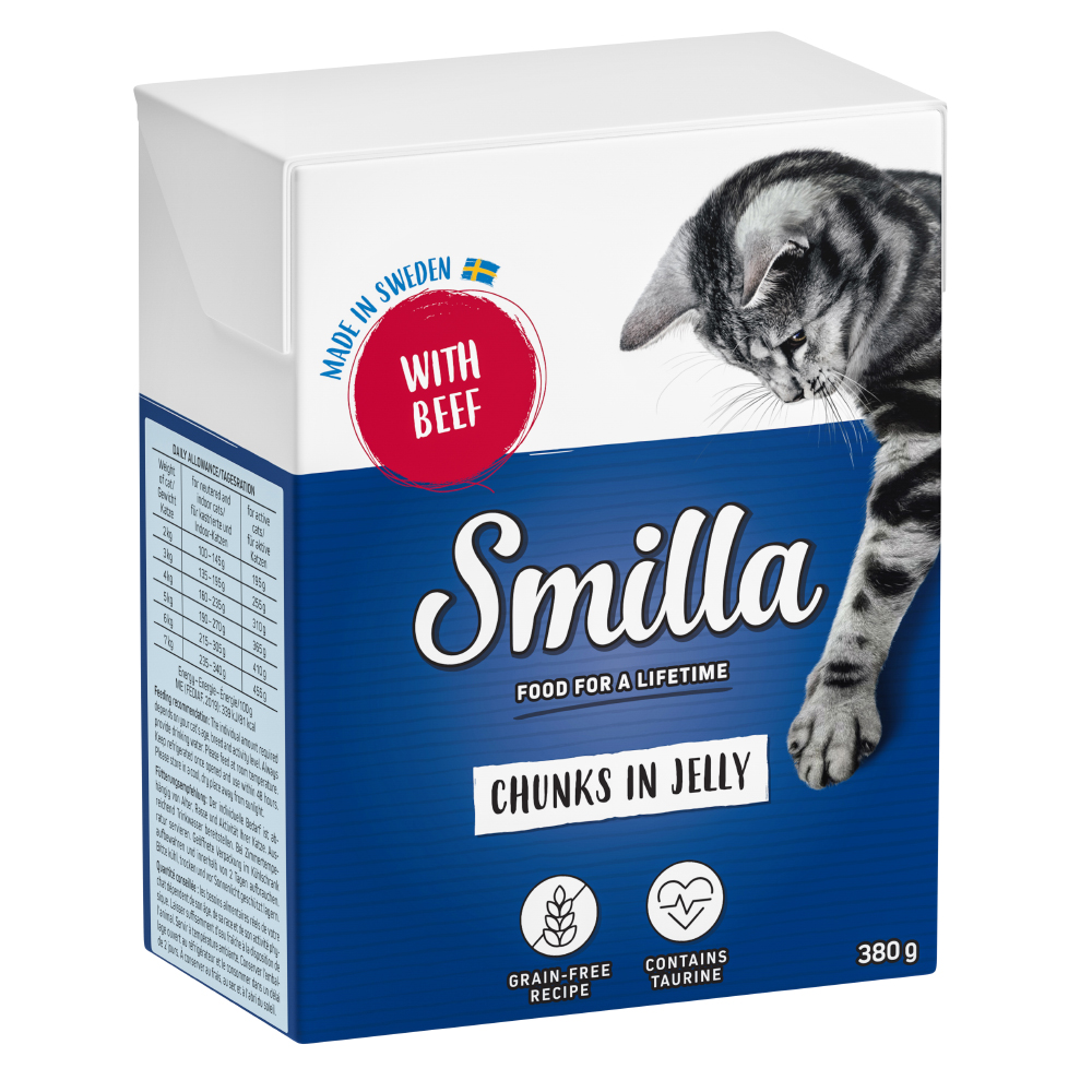 Smilla 6x380 g  Hapjes in Gelei Rund Katten Natvoer