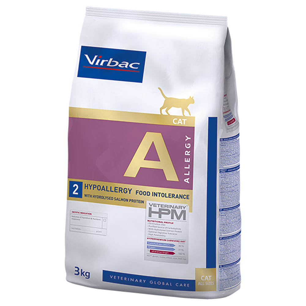 Virbac 3kg  Veterinary HPM Cat Allergy A2 Kattenvoer