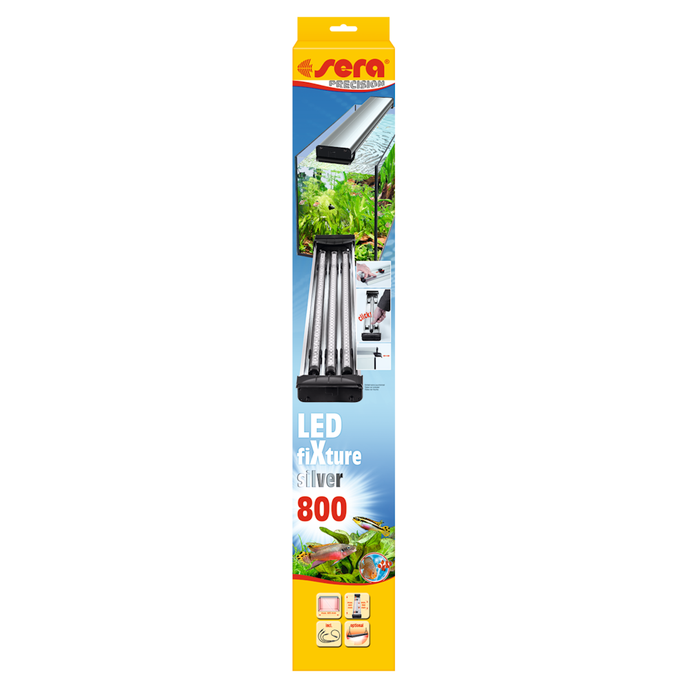 Sera LED Fixture Opzetlamp 800 - Silver