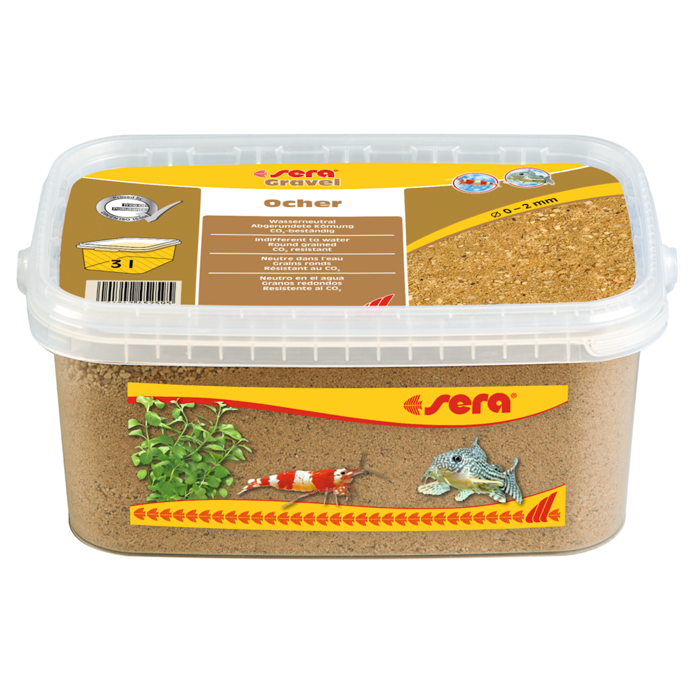 Sera Gravel Ocher 0-2MM 3.000ML