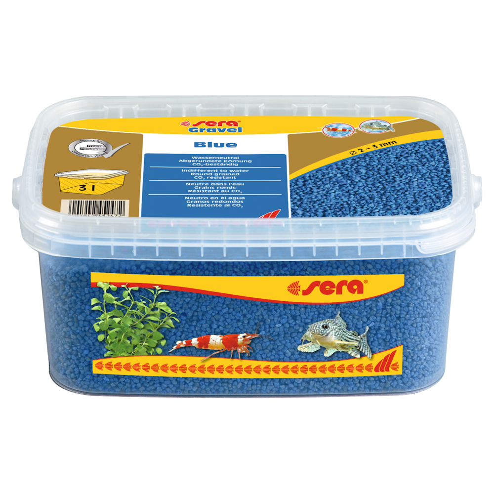 Sera Gravel Blue 2-3MM 3.000ML