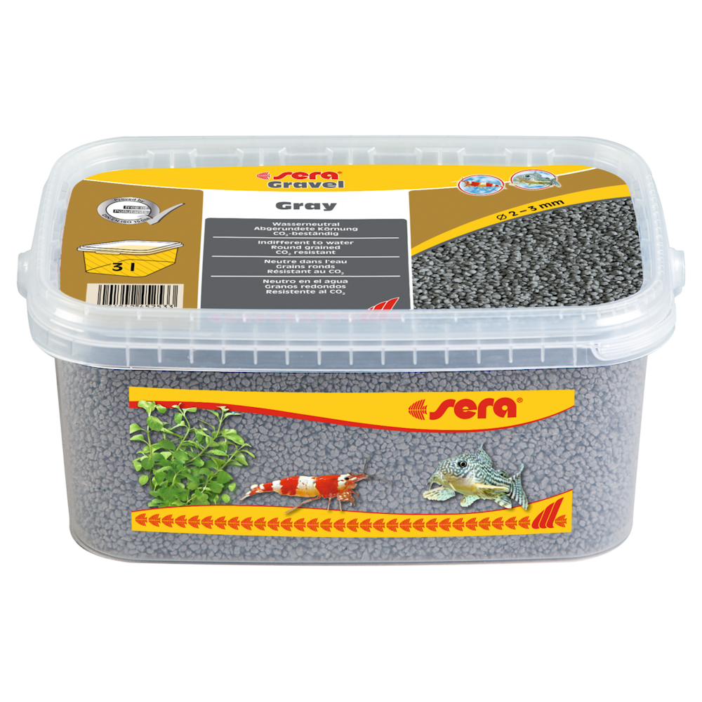 Sera Gravel Gray 2-3MM 3.000ML