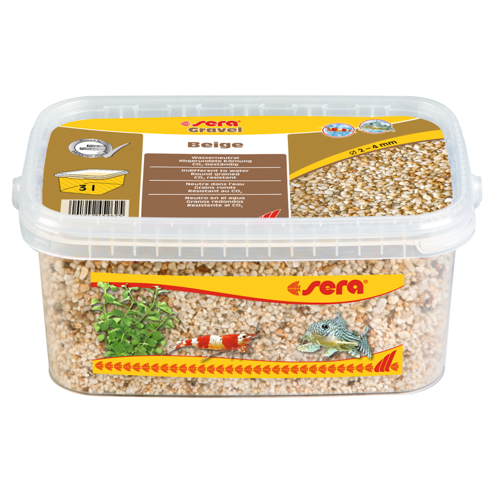 Sera Gravel Beige 2-4MM 3.000ML