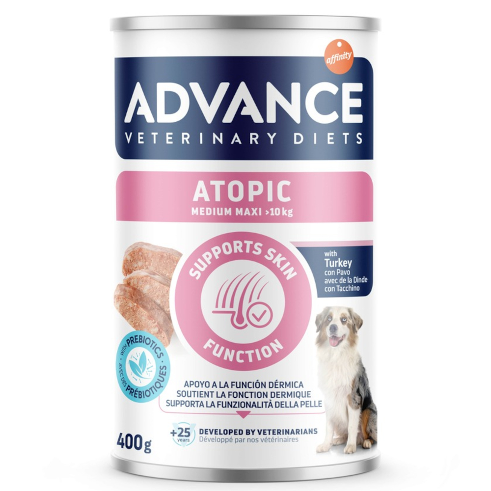 Affinity Advance Veterinary Diets 400g Advance Dierendieet Atopisch Medium/Maxi natvoer voor honden