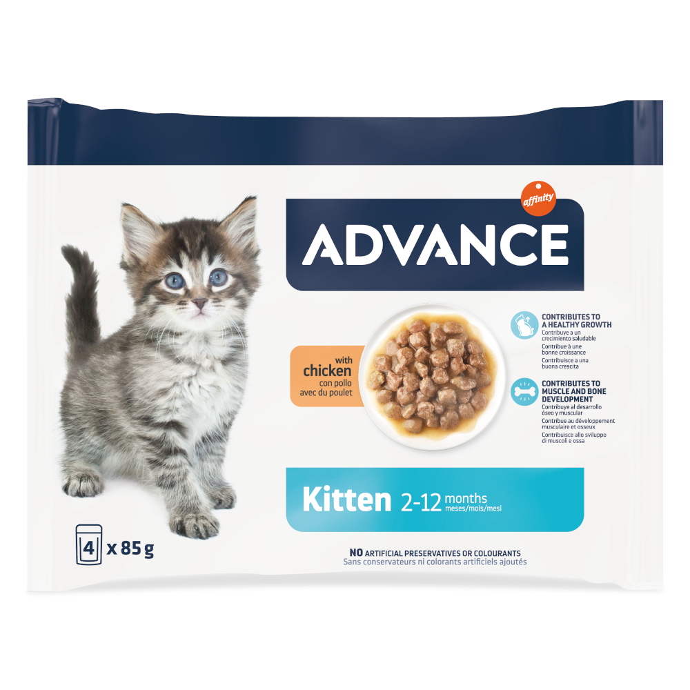 Affinity Advance 42 + 10 gratis! Advance natvoer voor katten 52 x 85 g