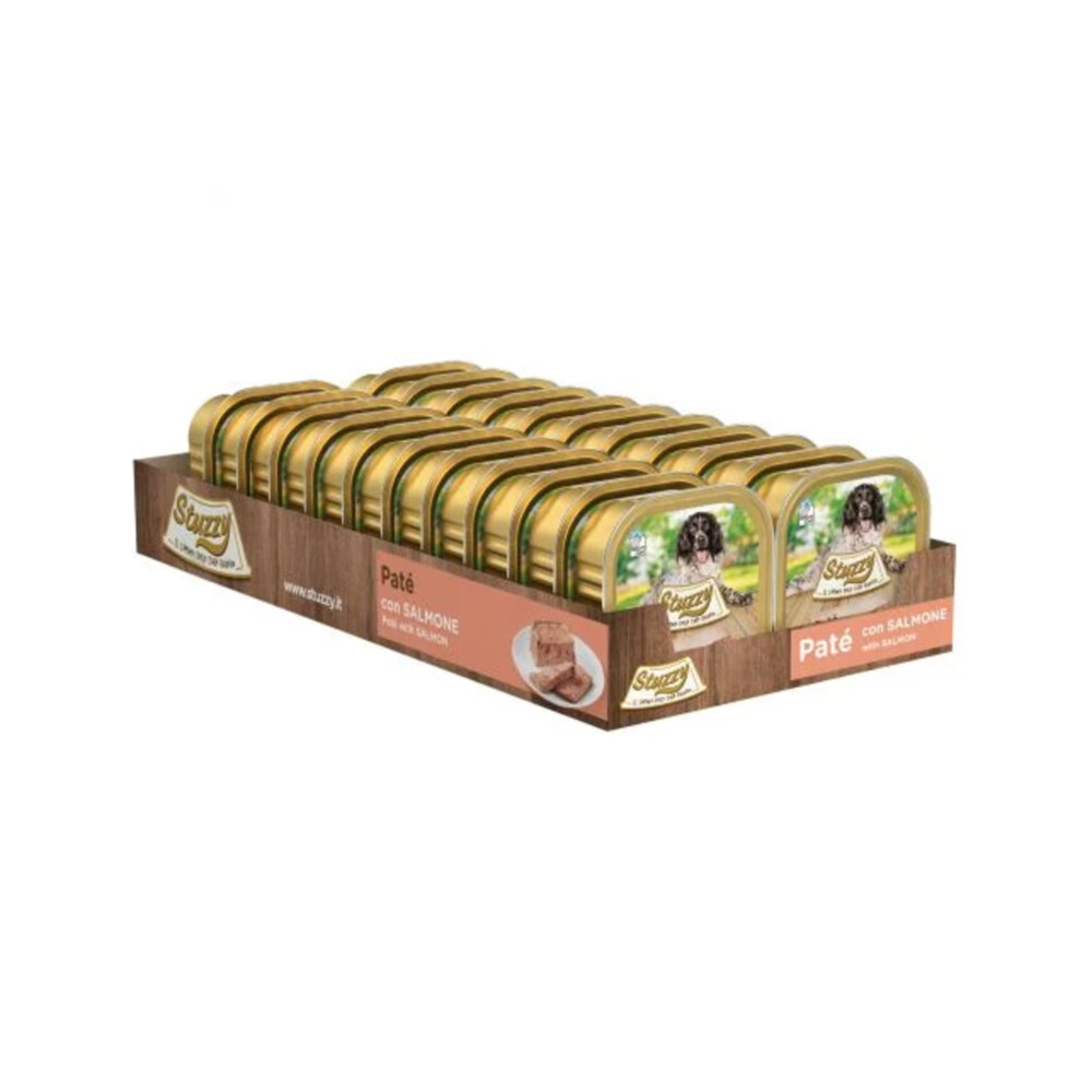 Stuzzy 22x  Hondenvoer Paté Zalm 150 gr