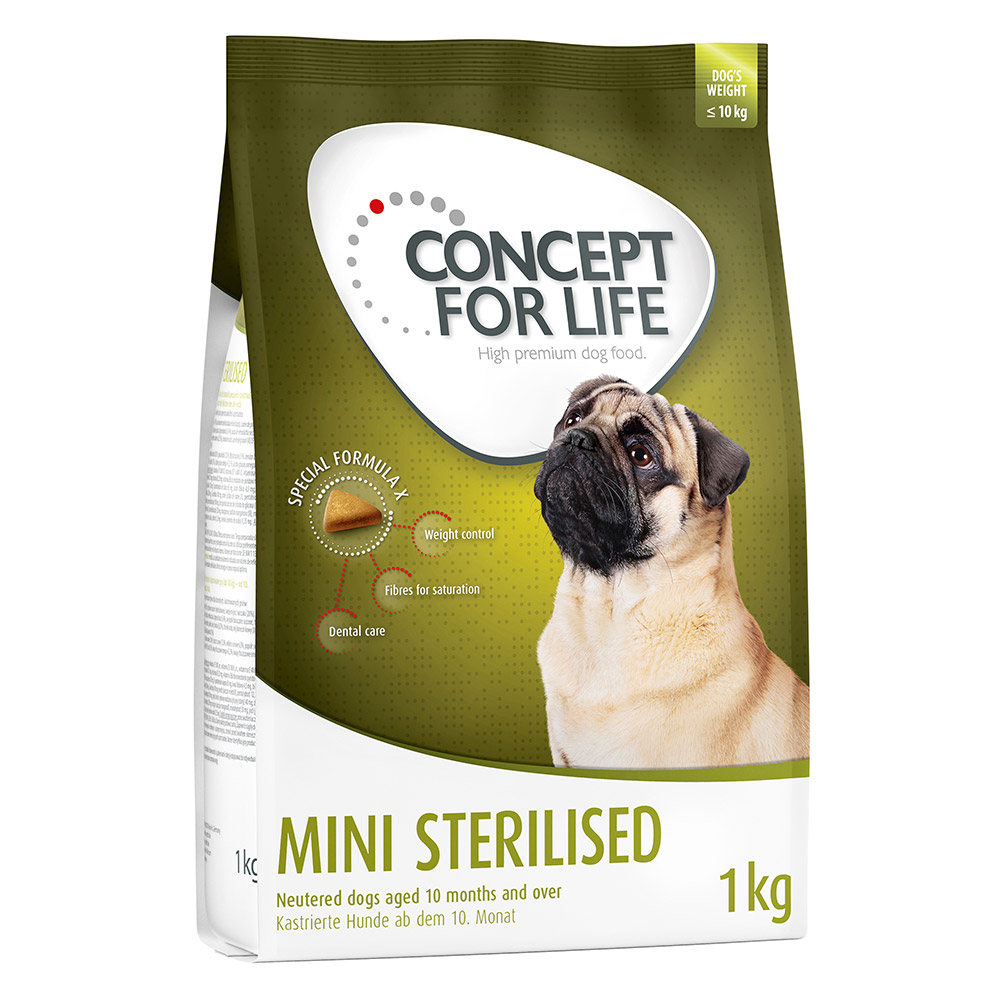 Concept for Life  Mini Sterilised 2 x 1kg