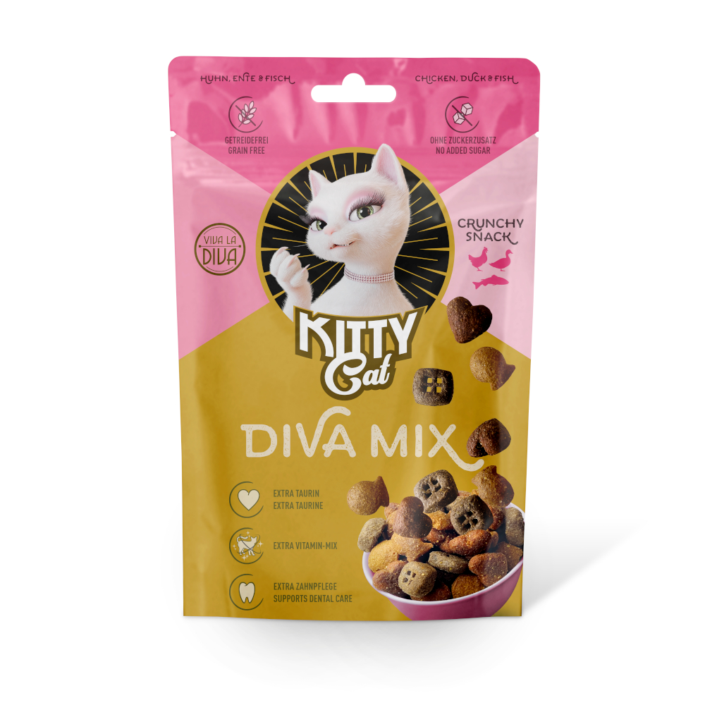 Kitty Cat 60g  Diva Mix kattensnacks