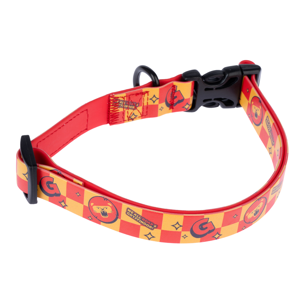 Warner Bros Harry Potter ketting Gryffindor, oranje maat S: 25 - 36 cm nekomtrek, 20 mm brede Hond