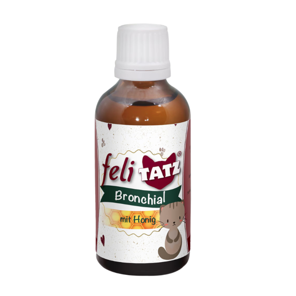 FeliTATZ 50ml  Bronchial met honing aanvullende voeding voor katten