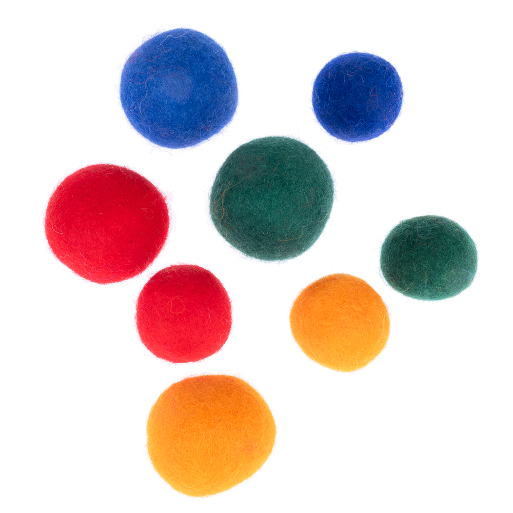 Zooplus Basics kattenspeelgoed vilten ballen
