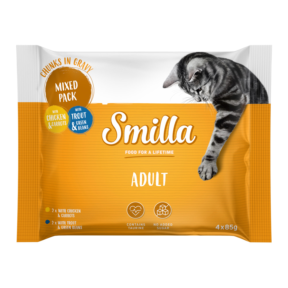 Smilla fresh zakjes Volwassen hapjes met groenten -  Probeermix (4 x 85 g)
